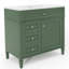 Meuble-lavabo moderne 36 po avec lavabo supérieur-433316407