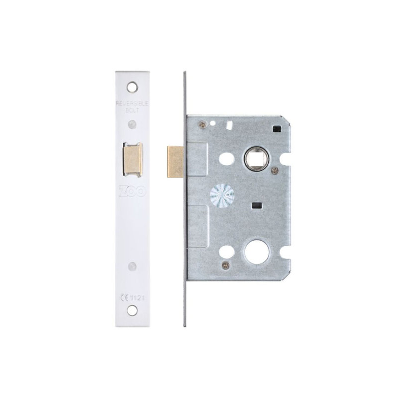 Upright Latch, Polished Stainless, 7.6cm H