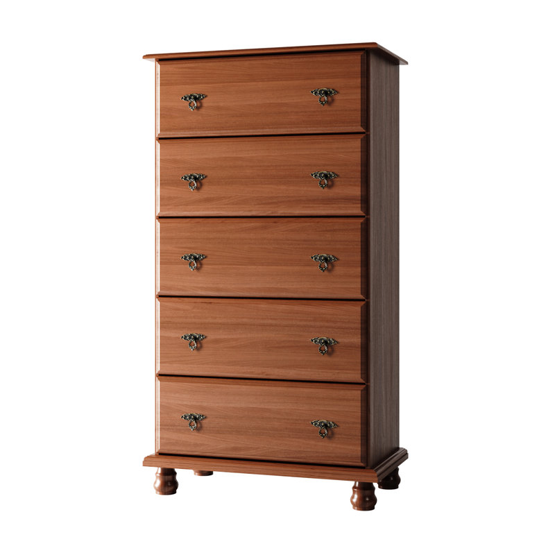 Commode 5 tiroirs Keithsburg, Moka