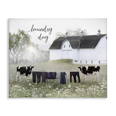 «Laundry Day», impression sur toile tendue