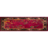 Antique Art Deco Large Room Size Wool Purple Rug
