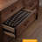 Simple Black Walnut Solid Wood Retractable Vanity. Vanity