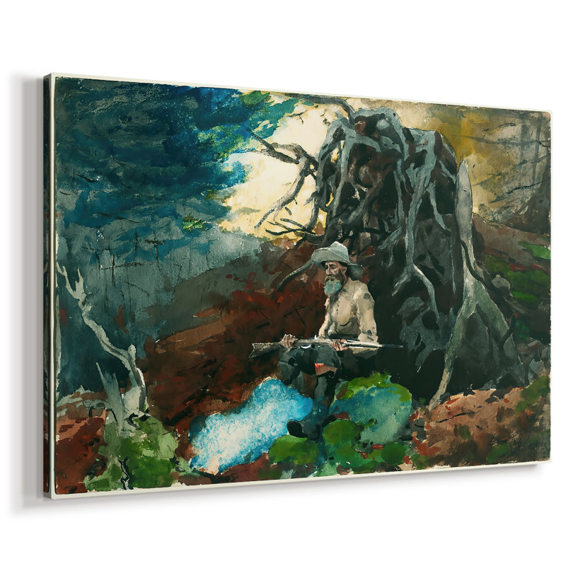 The Adirondack Guide (or The Fallen Tree)-Winslow Homer-Gallery Wrapped Canvas-1894, 40 x 60