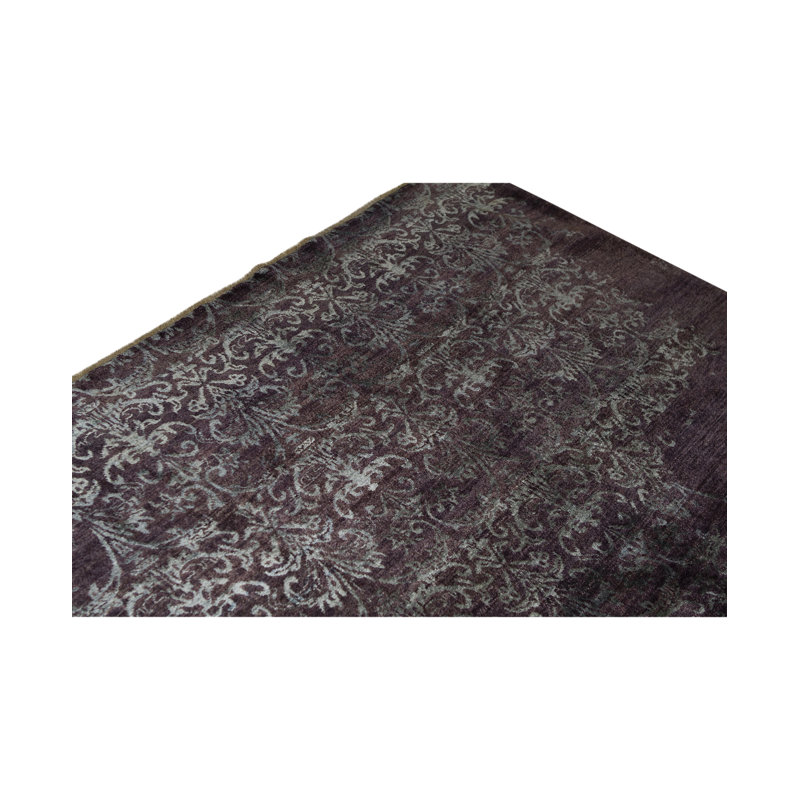 Tapis aubergine / gris Neo Villa