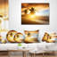 Coussin décoratif à coucher de soleil avec des caraïbes de mer seascape-28530032
