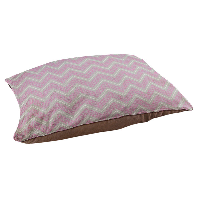 Coussin Chelan, Moyen (H 6,5 po x l 40 po x P 30 po), Rose pastel