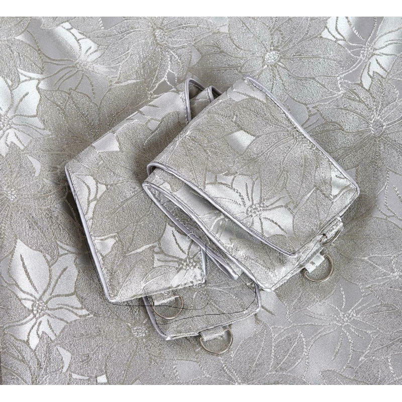 Pedoulas Room Darkening Curtain Pair, 168cm Width x 137cm Drop, Silver/Grey