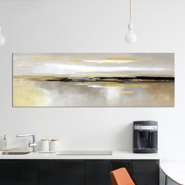 «Silver Lining», reproduction sur toile, H 24 po x l 72 po x P 1,5 po, Toile tendue