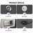 21 Inch Tall Modern Smart Pine Wood Microfiber Leather Safe Nightstand in 7 Colors with Password Key Lock Wireless Charging USB Three Color Light and Bluetooth Speaker-1477088610