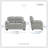 Mellitz 58'' Upholstered Pillow Top Arm Loveseat-241881826-208655413
