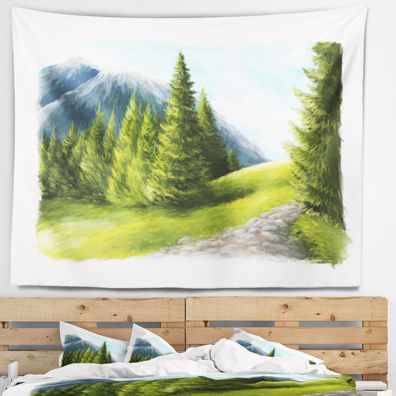 Polyester Tapestry, 32" H x 39" W