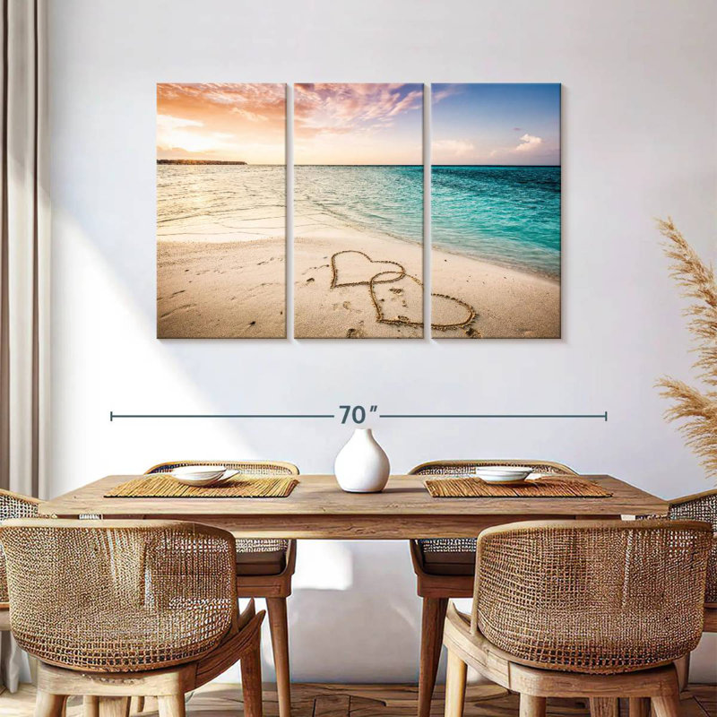 Gillard Beach Sand Romance, H 36 po x l 57 po