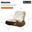 Chaise berçante coulissante en velours côtelé avec cadre en bois massif pour chambre de bébé, salon ou chambre à coucher-649574283