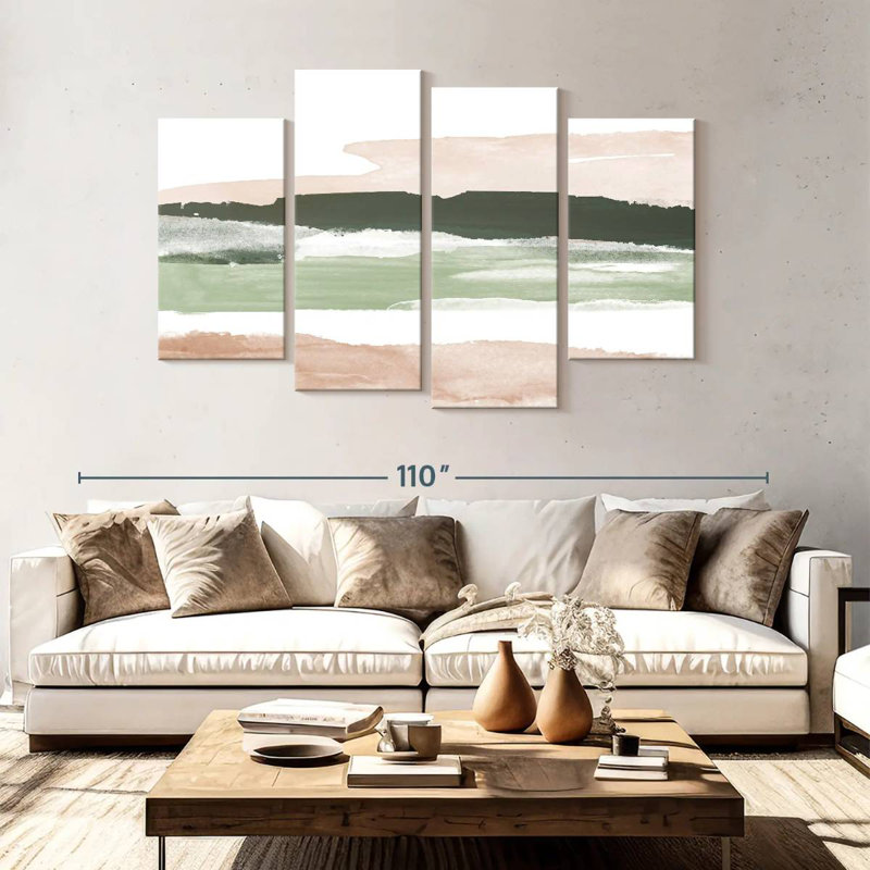 Avery rose rosé paysage n ° 2, H 54 po x l 84 po