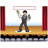 Personalized Name That Toon Singer - Male Rhinestone Bordered Key Chain-106949664