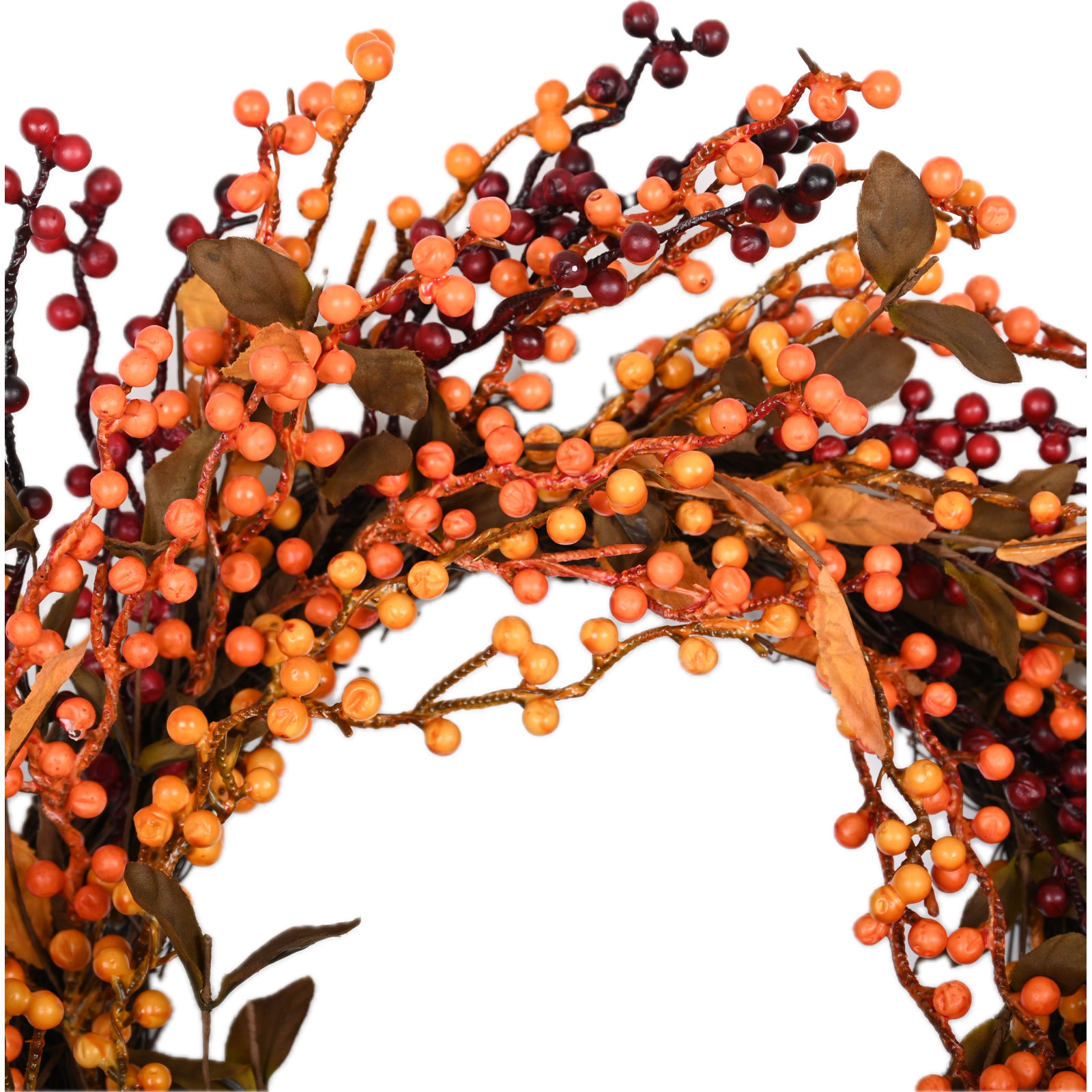 22" Farmhouse Faux Foam Fall Autumn Thanksgiving Day  For Front Door