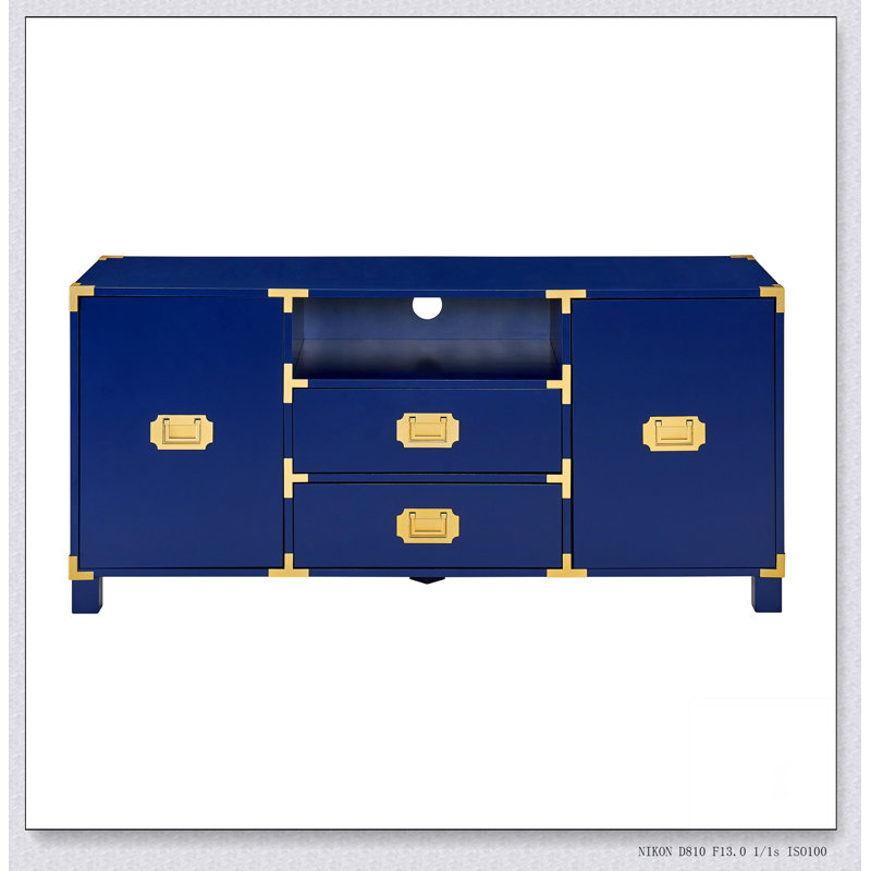 Campaign Entertainment Center Console - Navy