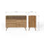 107 cm W Chest of 6 Drawers