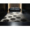 Tapis gris moelleux et moelleux de style haltérophile moderne et contemporain Elina Barbell
