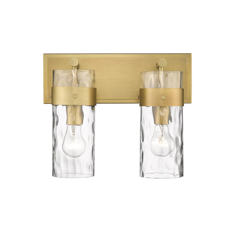 Aultman 2 - Light Dimmable Vanity Light, Rubbed Brass