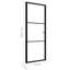 Porte intérieure en verre ESG et aluminium 29,9 po x 79,3 po noir-89497954-94481060