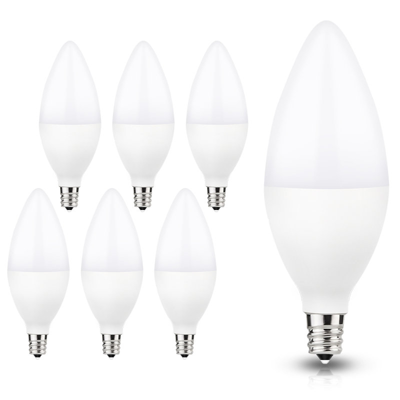 Ampoule à DEL 60 W à intensité variable / candélabre E12, 5000 K