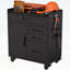 Armoire de rangement pour outils 34,3 pouces avec compartiment verrouillable et 4 tiroirs, coffre en acier pour atelier et garage