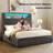 Smart Upholstered Bed Frame-832455548-832455549