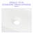 19"X15" White Ceramic Rectangular Vessel Bathroom Sink-799372789
