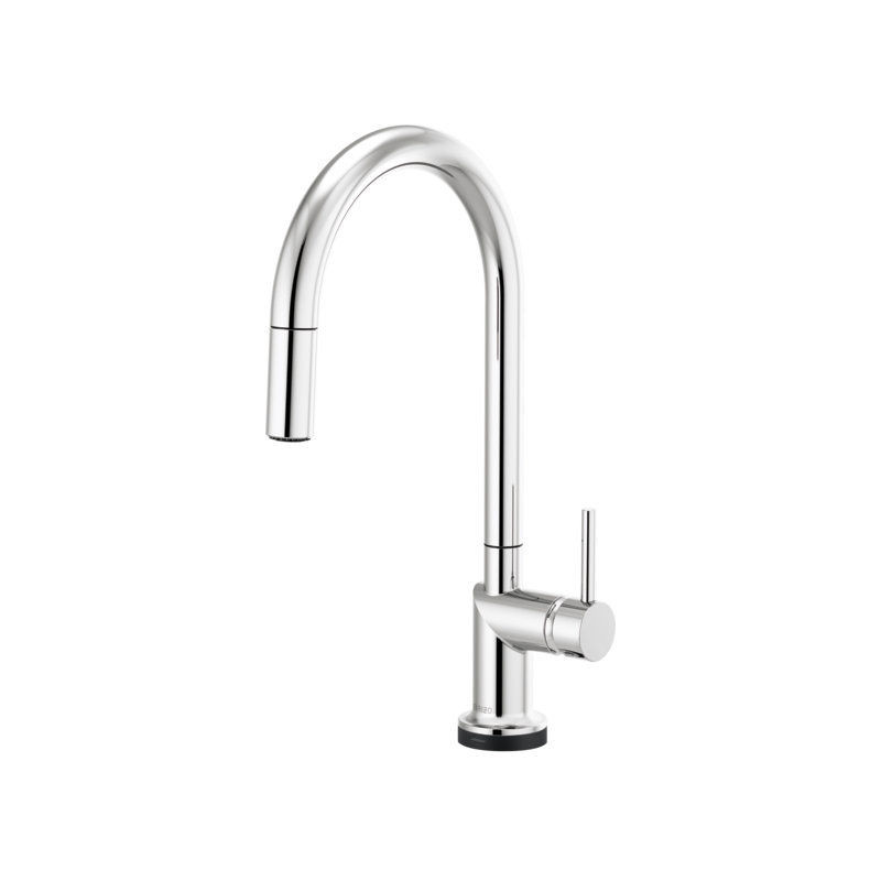 Odin® SmartTouch® Pull-Down Faucet with Arc Spout, Polished Chrome, Lever