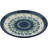 Blue Daisy Circle Polish Pottery 8" Plate