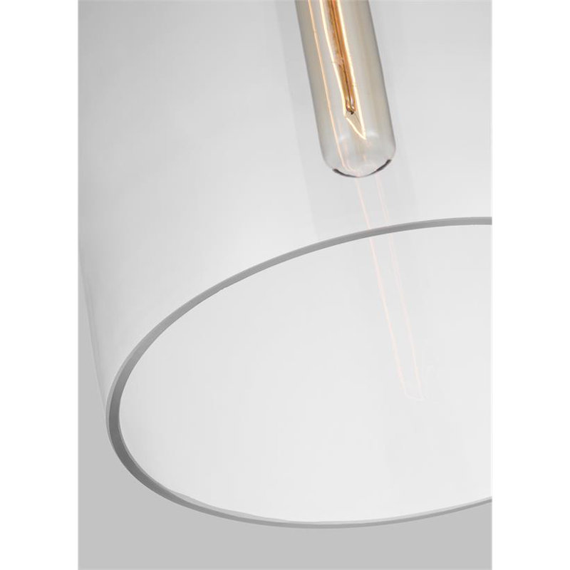 Monroe 1 - Light Pendant, Burnished Brass