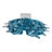Bixler Blue Glass Abstract Spiral Sculpture On Crystal Base – Decorative Objects For Home Decor, Kitchen Decor, And Decorations For Living Room – Modern Statues, Figurine Accent, And Shelf Display – 15", Blue