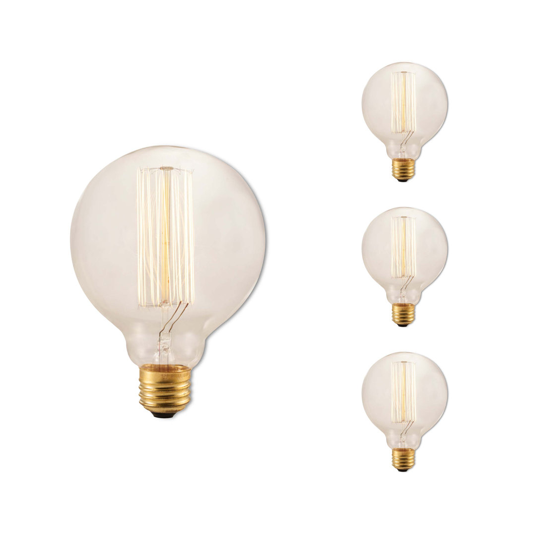 40 Watt G30 E26/Medium (Standard) Dimmable 2200K Incandescent Bulb (Set of 4) Bulbrite Industries