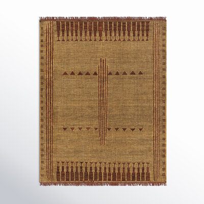 Alfi Hand-Woven Oriental Jute Rug