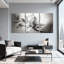 Ensemble de 3 impressions sur toile Magnolia-287680382