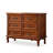 Deep-cherry Solid Wood Accent Cabinet-1660869182
