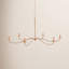 Lustre 6 lumières façon bougie Geffrey