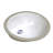 Nantucket Sinks Great Point 17.25" Vitreous China Oval Bathroom Sink with Overflow-4095019