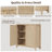 Boho - Rattan Sideboard With Adjustable Shelves-268404469-249864331