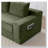 2 in 1 Convertible Folding Couch Bed,Memory Foam Cloud Loveseat Sofa-1252888494