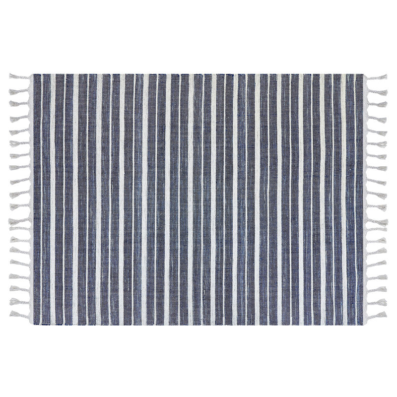 Houser Striped Hand Woven Area Rug, Rectangle 140cm x 200cm