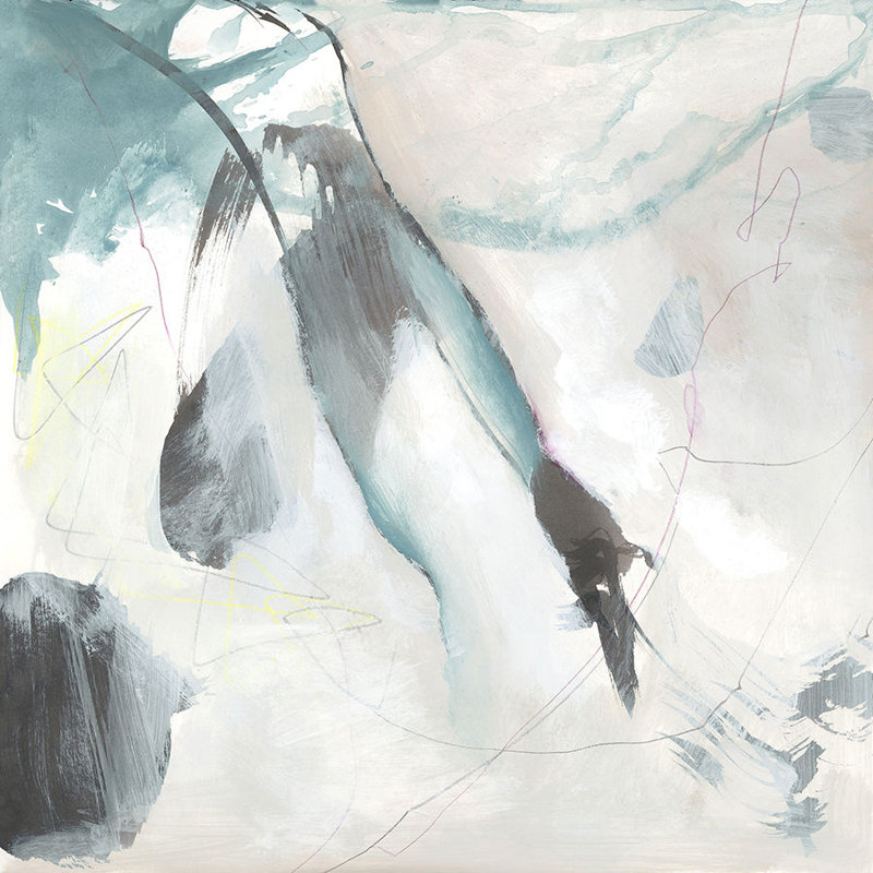 Flow Of Wind V Painting by Bella Lane, 30" H x 30" W, Image Brush Gel
