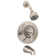 Allura Single-Handle 2-Spray Tub and Shower Faucet with VersaFlex Integral Diverter in Chrome (Valve Included)