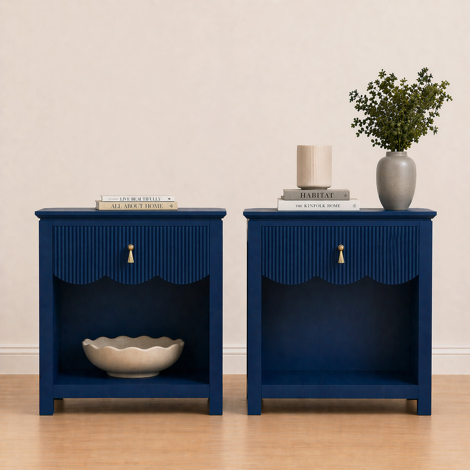 Sofia Nightstand Set, Blue