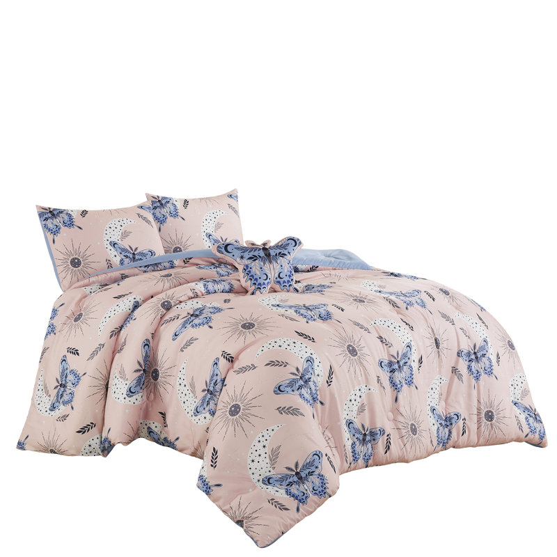 Butterfly Comforter Set, Twin
