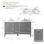 Ensemble de meuble-lavabo double 60 po-105275162-105275167