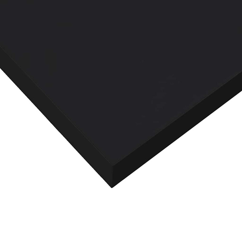 Tablette murale Tablette flottante à fixation murale pour cadre photo, H 1,5 po x l 9,3 po x P 9,1 po, Noir très lustré