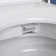 Bcan Smart Toilet With Advance Auto Open/Close Lid/Seat, Tankless Multiple Massage Bidet Modes, 1.28 Gallons Auto Flush, Heat Seat, Warm Wash/Dryer, Soft Closing, Pre-Wetting, Remote Control And Foot Sensing,