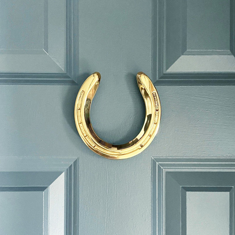 Heurtoir de porte en fer à cheval
